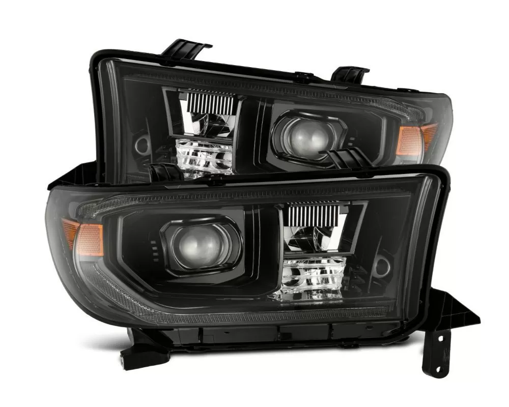 LUXX-Series LED Projector Headlights - Alpha-Black G2 Sequential with upgraded DRL Toyota Tundra 2007-2013 AlphaRex - 880825