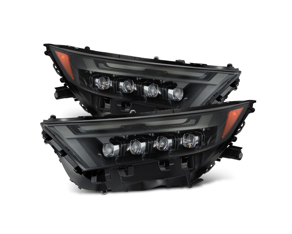 AlphaRex USA (Low Trim) NOVA-Series LED Projector Headlights Alpha-Black Toyota RAV4 2019-2024 - 880857