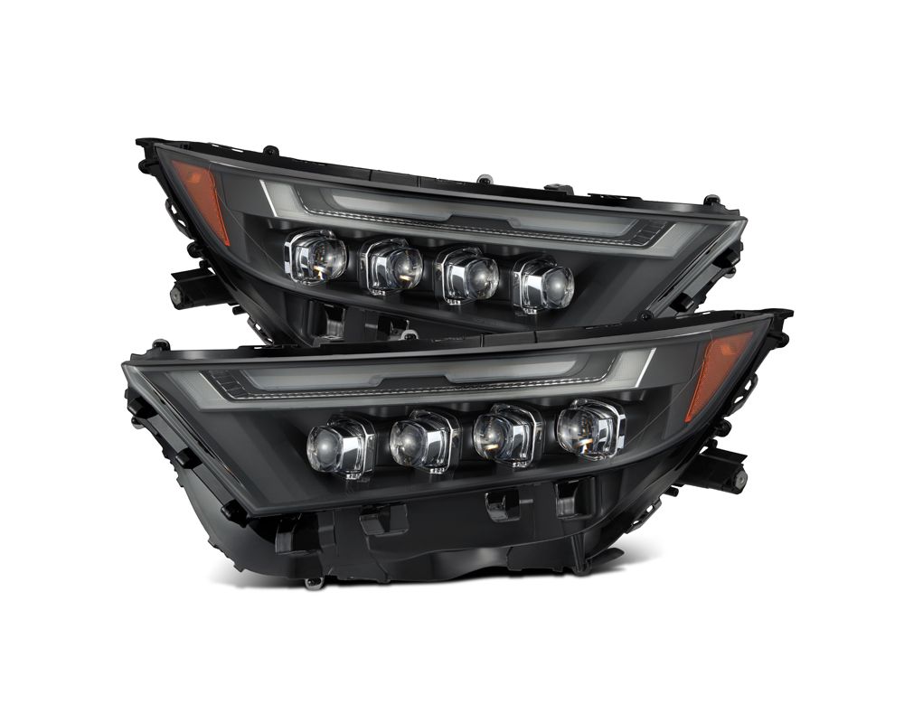 AlphaRex USA (Low Trim) NOVA-Series LED Projector Headlights Black Toyota RAV4 2019-2024 - 880858