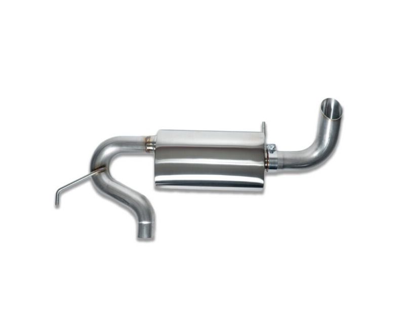 RPG Off-Road Fast Intentions Bronco 6G Axle-Back Exhaust Straight-Cut Tip Non Polished Stainless Steel Ford Bronco 2021+ - FI-6G-ABE-SLC-M