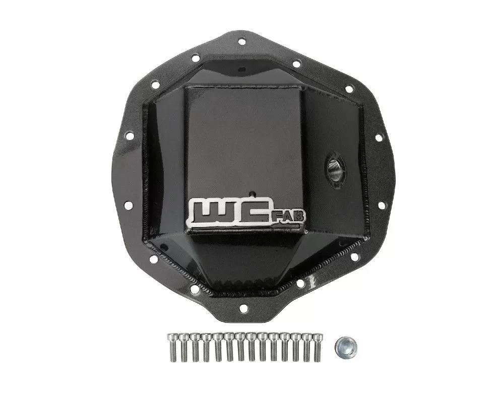 WCFab 11.5 Inch AAM Rear Axle Differential Cover Bizzle Blue Single Stage Powder Coating Duramax and Cummins - WCF100113-BRZ
