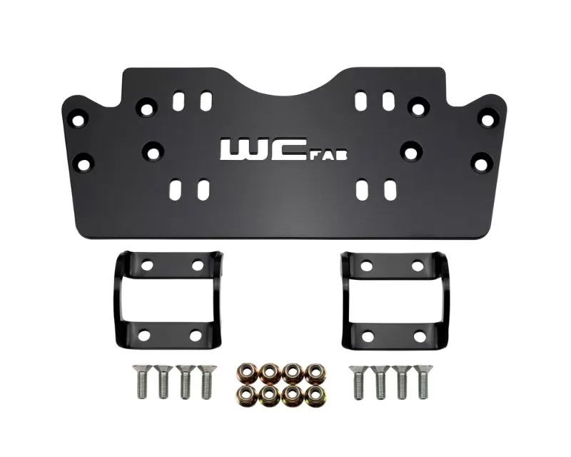 WCFab Front Bumper Winch Mount Plate Kit Honda Talon X/R 2019+ - WCF102005