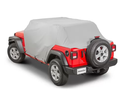 MasterTop Cab Cover Full Door W/ Soft Top Folded Down Jeep Wrangler JL Unlimited 2018-2021 - 11111609