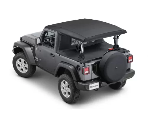 MasterTop MasterTwill Fabric Wind Stopper Plus/Tonneau Cover Ultimate Summer Soft Top Combo Jeep Wrangler JL 2-Door 2018-2021 - 14450524