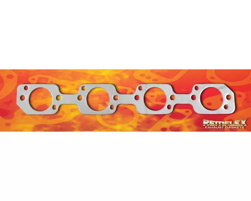 Remflex Exhaust Gaskets "R" Series 1-3/4" Round Port 2 Set Ford V8 Small Block Windsor - 3066