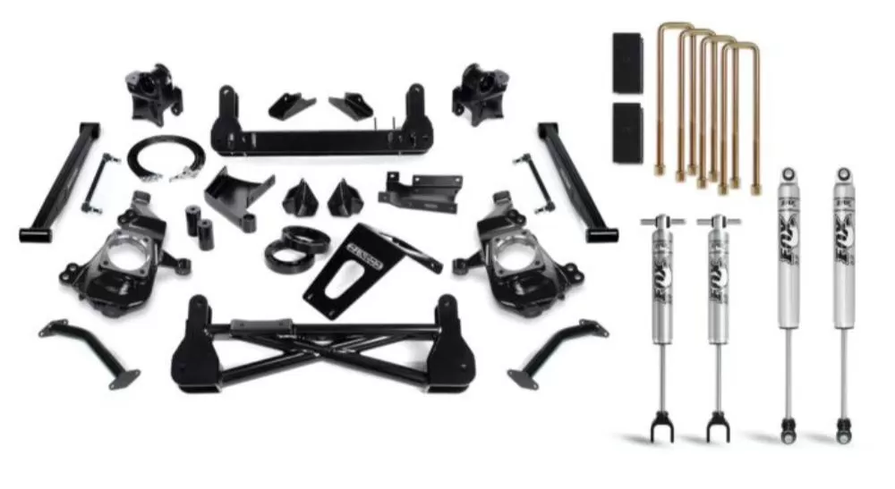 Cognito 7-Inch Standard Lift Kit with Fox PSMT 2.0 Shocks Chevrolet Silverado | GMC Sierra 2500 | 3500 2020-2022 - 110-P1032