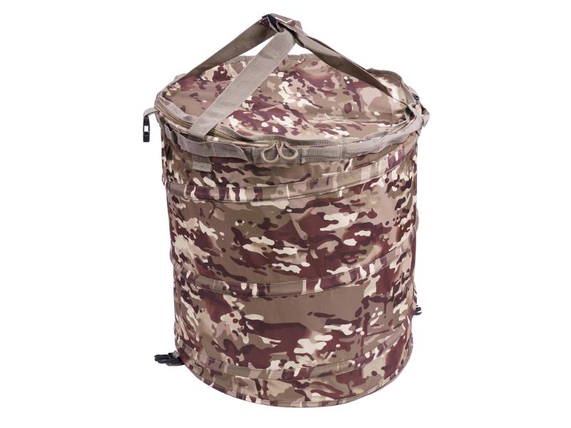 Offgrid Camouflage Polyester Pop Up Trash Can & Storage Bin - 100000-CTC