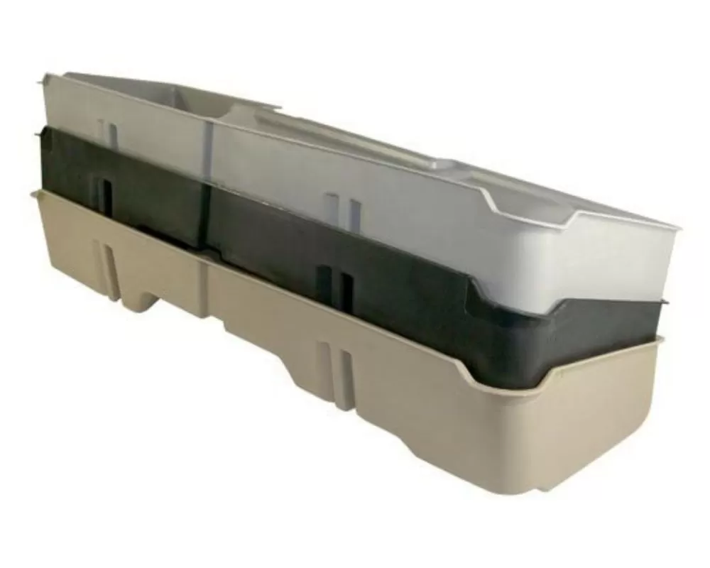 DU-HA Underseat Gun Case Storage Dark Gray Chevrolet | GMC Silverado | Sierra Extended Cab Pickup Trucks - 2007-2013 - 10045