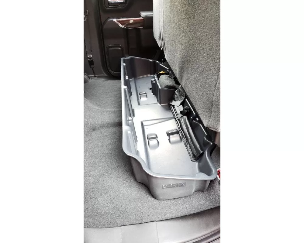 DU-HA Underseat Gun Case Storage Brown Chevrolet | GMC Silverado| Sierra 2019-2021 - 10421