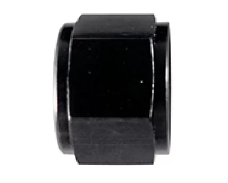 Fragola -10AN Aluminum Flare Cap - Black - 492910-BL