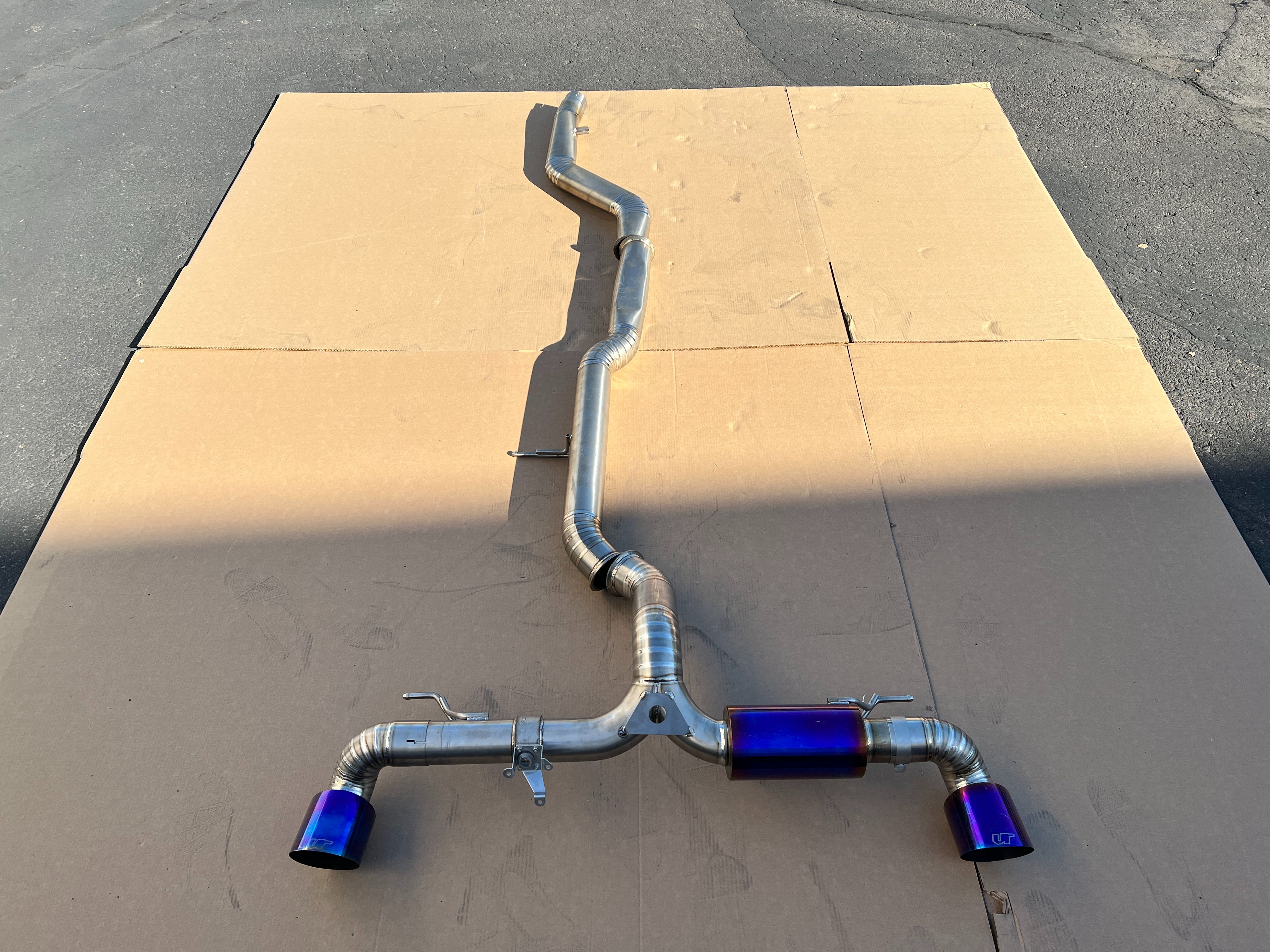 VRP Titanium Exhaust System Toyota A90 Supra 2020-2023 #2 *Missing 2 Clamps* CLEARANCE - VR-A90-170T