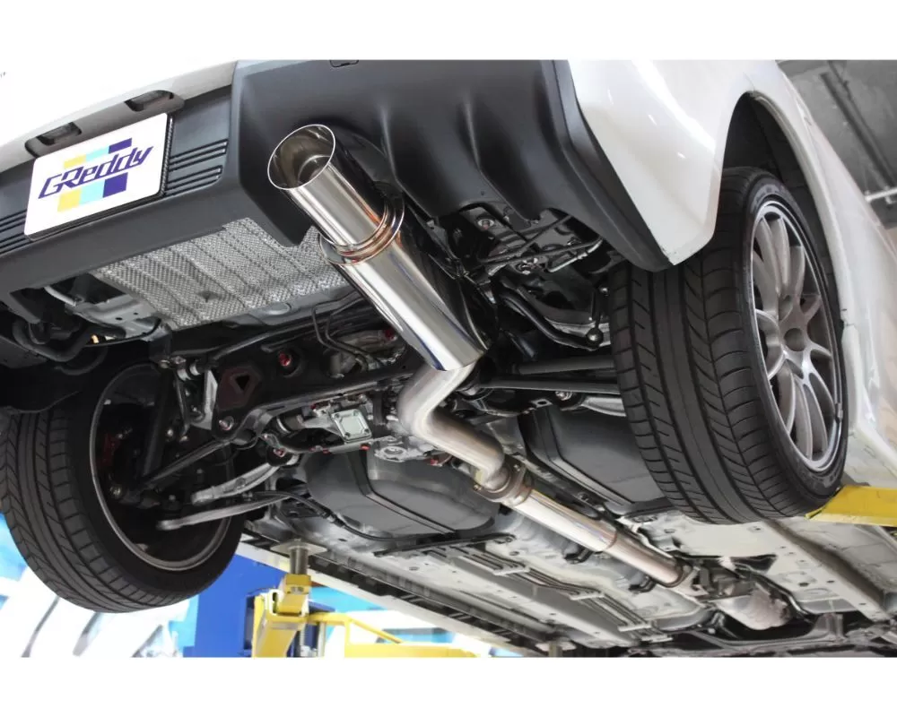 GReddy Revolution RS Single Right Sided Catback Exhaust System Mitsubishi EVO X 2008-2014 - 10138103