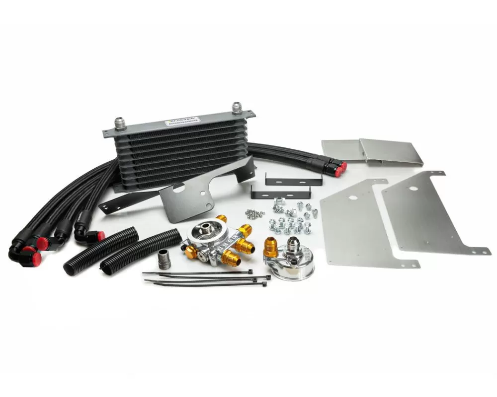 GPP 10-Row Oil Cooler Kit W/ Filter Relo And Shroud Honda S2000 2000-2009 - 12058005