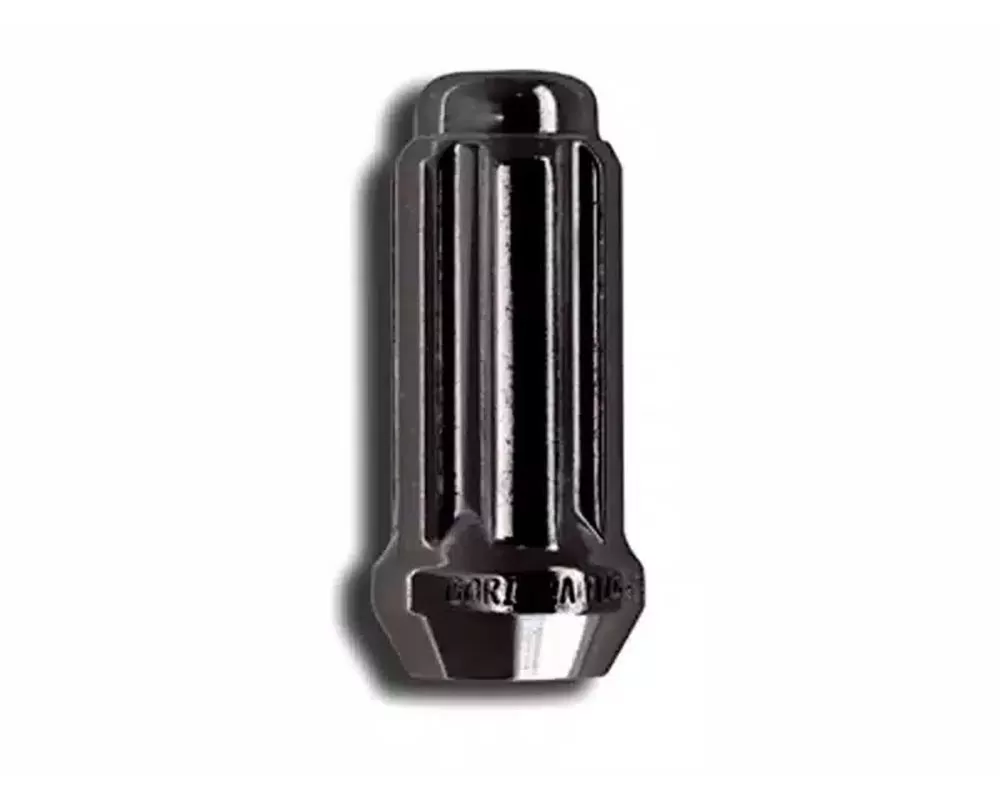 Gorilla Automotive 24 Lug Set 14mm x 1.5 Spline Close End Black Lug Nut Kit - K6TS-14150BGR