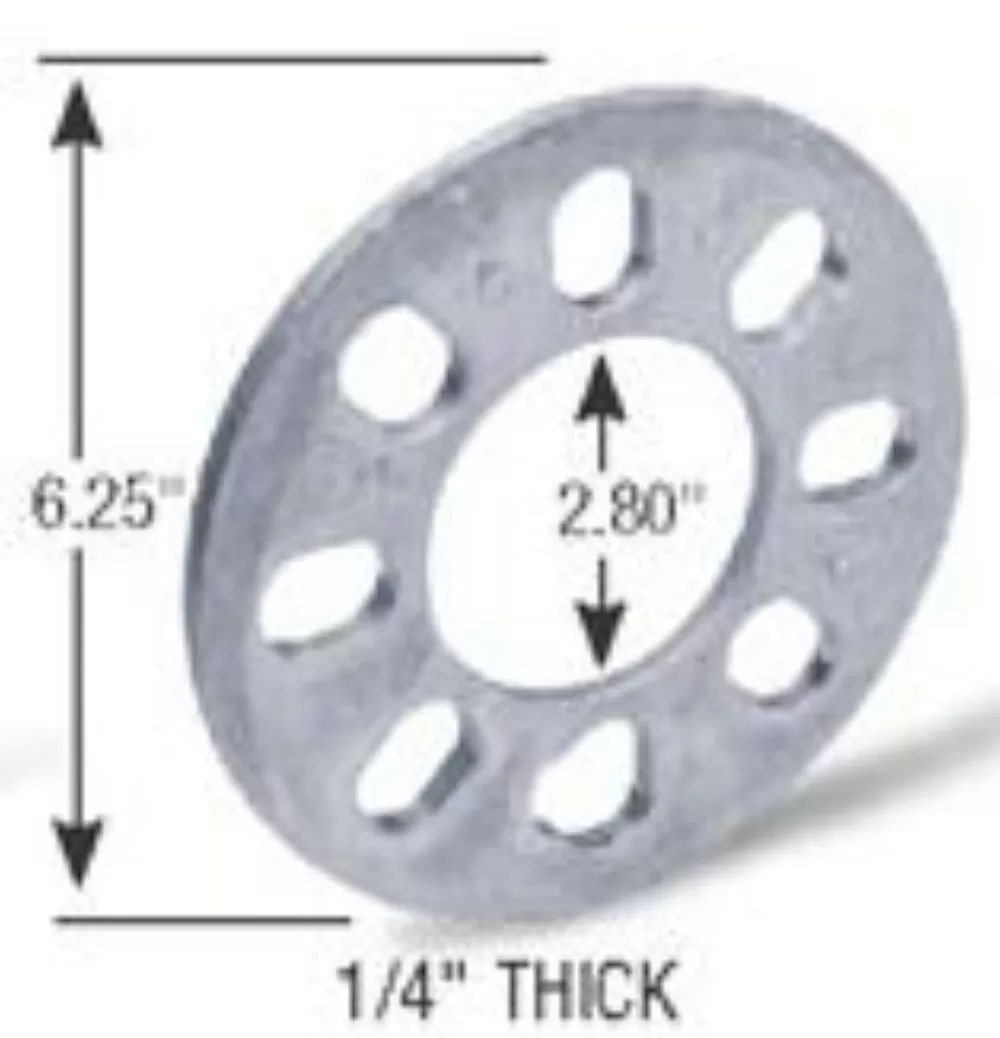 Gorilla Automotive Wheel Spacer Aluminum 4-Hole 1/4-Inch - SP601