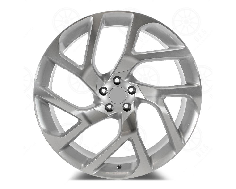 OE 2020 Autobiography Style - RL37 Wheel 22x9.5 5x108 45mm Machined Face/Silver Outline - RL37229533+45