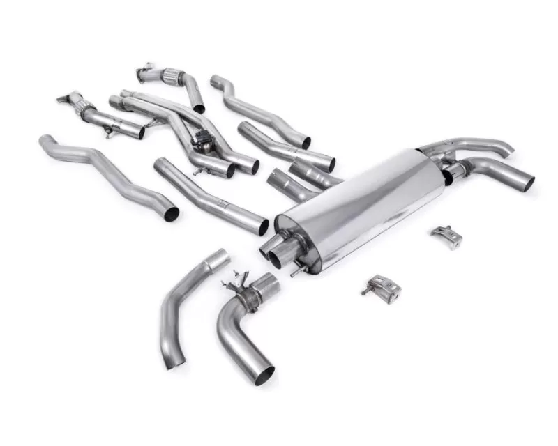 Milltek Catback Non Resonated Loudest OPF/GPF Exhaust System Audi SQ8 | SQ7 4.0 V8 TT Gasoline Non-OPF Equipped Vehicles 2020-2023 - SSXAU1025