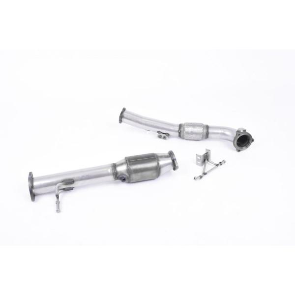 Milltek Large Bore Downpipe and Hi-Flow Sports Cat Ford Focus MK2 RS 2.5T 305PS 2009-2010 - SSXFD067