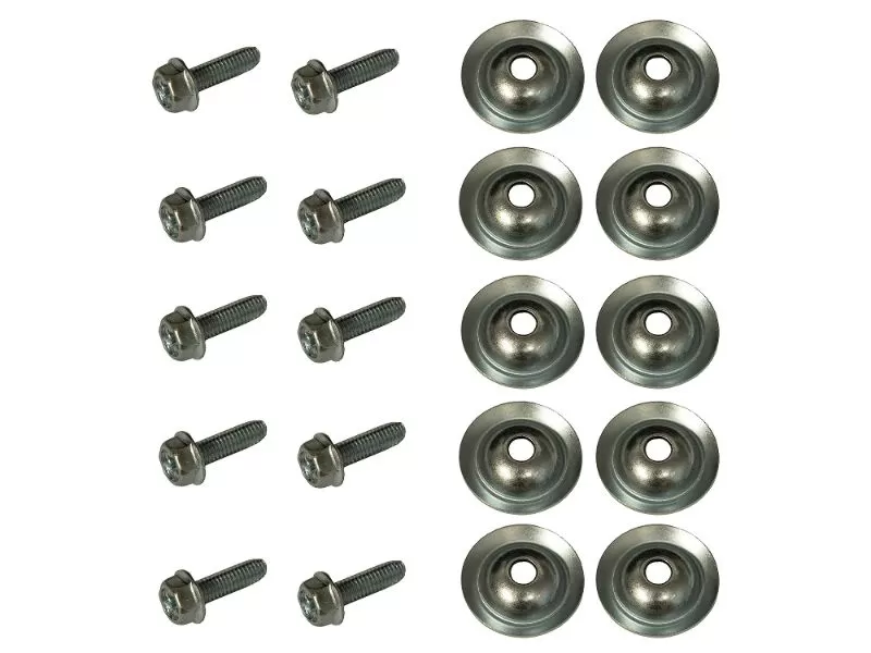 AGM Products 10 pack Skid Plate Bolt | Washer Polaris - AGM-SPW-1000