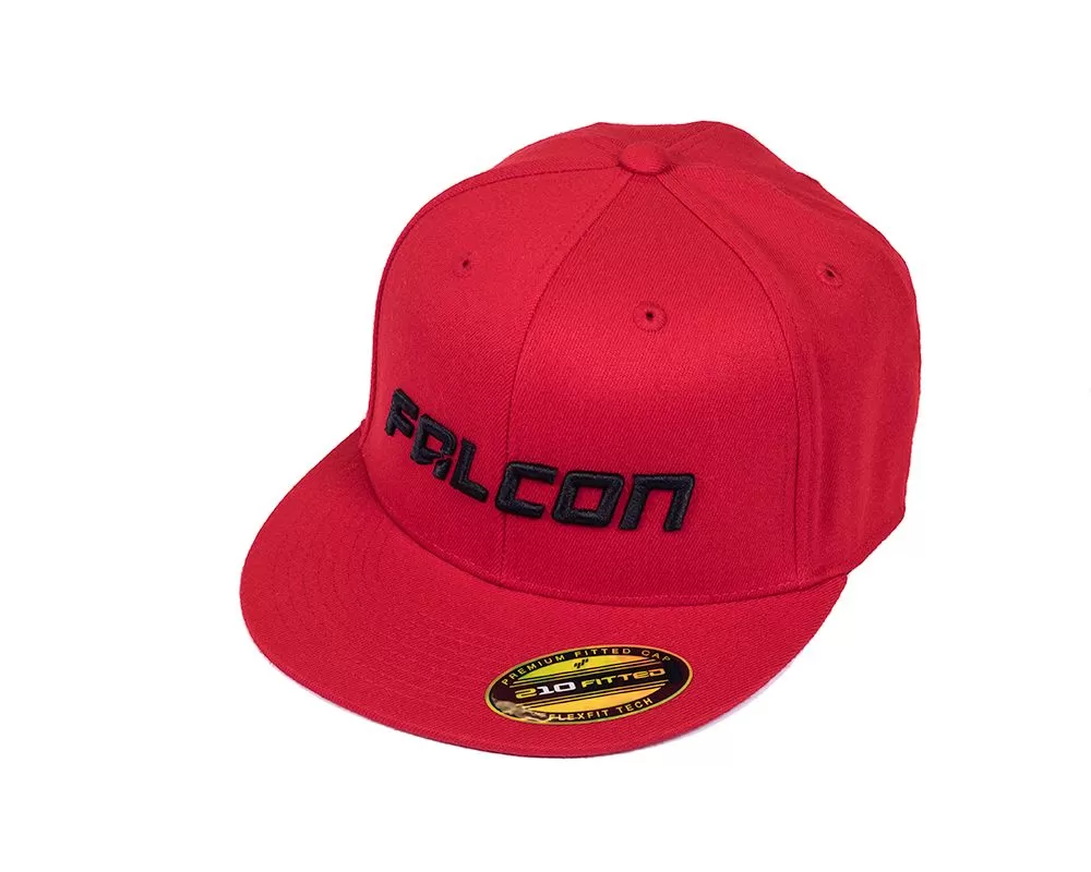 Falcon Shocks FlexFit Flat Visor Hat Red/Black - Large/XLarge - 93-06-04-003