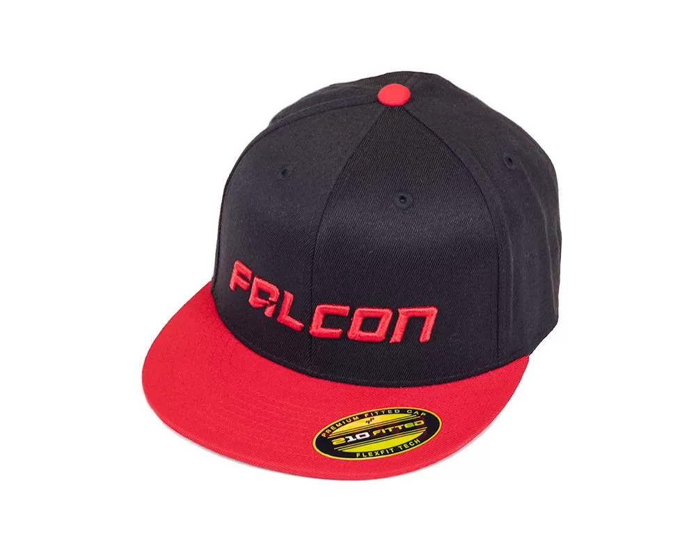 Falcon Shocks FlexFit 2-Tone Flat Visor Hat Black/Red - Small/Medium - 93-07-02-011