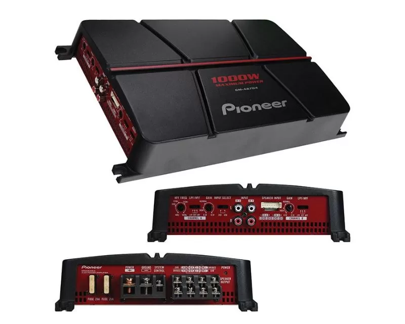 Pioneer 4 Channel Amplifier 1000W Max - GMA6704