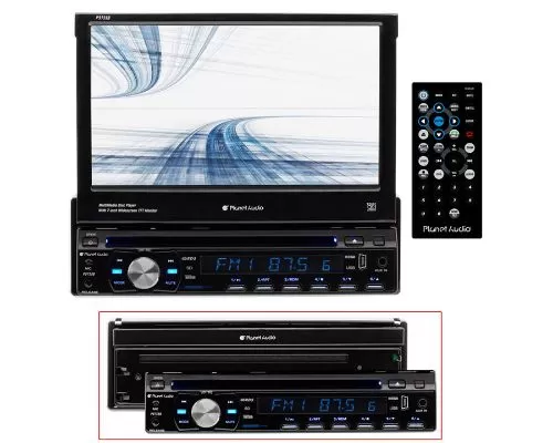 Planet Audio 7" Flipout Sdin Touchscreen Monitor Bluetooth Dvd/Cd/Usb/Sd - P9759B
