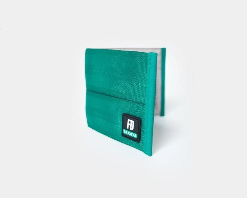 Takata 31" Cut Fia Webbing Loop & Sew with 2" Box Wallet - TK FD-WALLET-M-GREEN