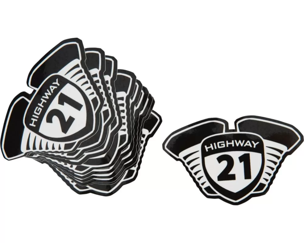 Highway 21 3" Decal 10/pack - 99-8321