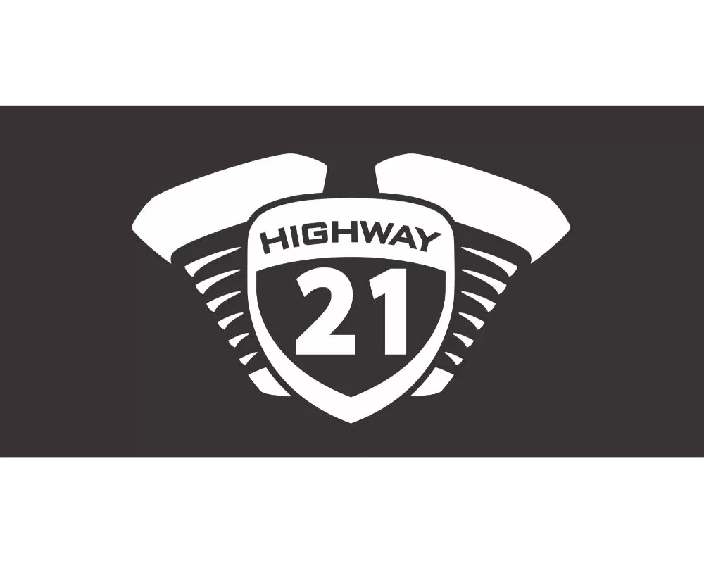 Highway 21 3'x6' Wall Banner Black - HWY 21 3X6 BLACK