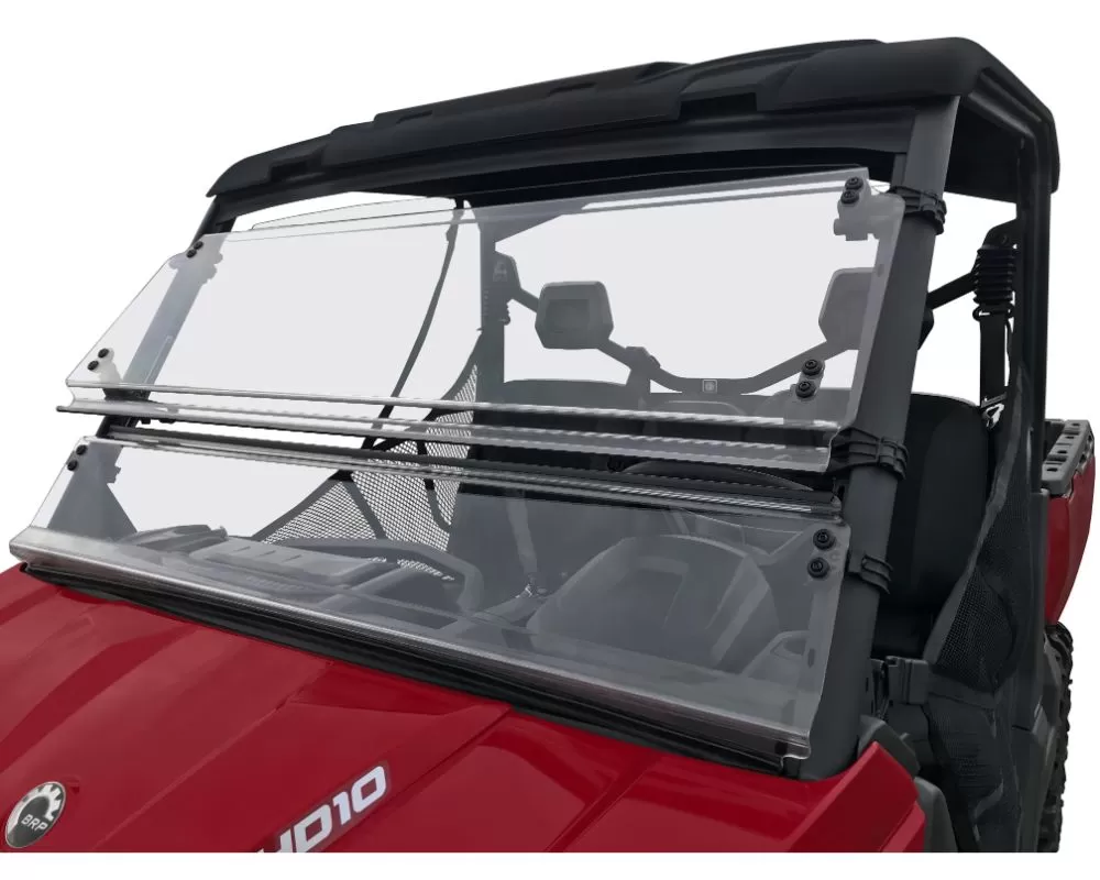 Spike Powersports D-2 Full Tilting Windshield Can-Am Defender Hd10 2016-2018 - CANAMWS3000