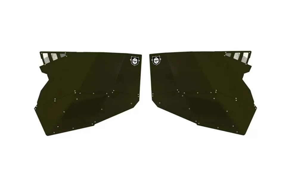 Pro Armor Black Stealth Door Skins XP1K Polaris RZR XP 1000 2014-2020 - P141228RBL