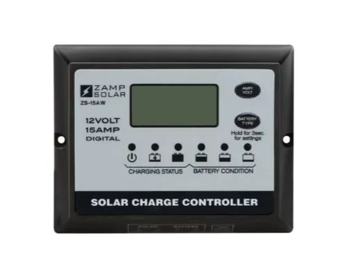 Zamp Solar 15-Amp 5-Stage PWM Charge Controller - ZS-15AW