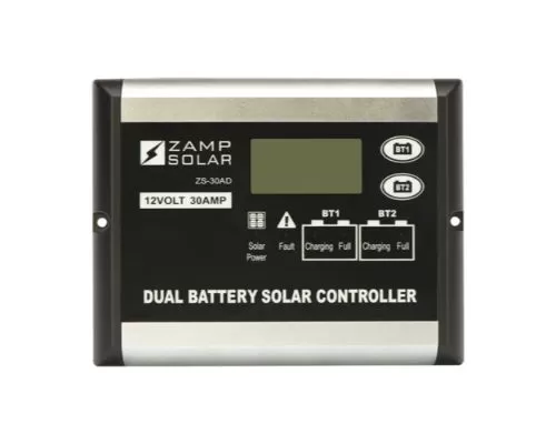 Zamp Solar 30-Amp Dual Battery Bank 5-Stage PWM Charge Controller - ZS-30AD