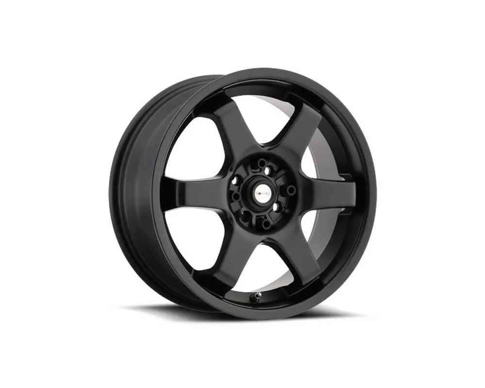 Focal Wheels 421 X Wheel 15x6.5 4x100 38mm Satin Black w/Satin Clear Coat - 421-5603B+38