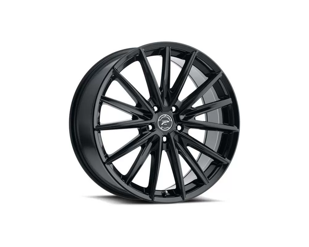 Platinum Wheels 461 Exodus Wheel 17x8 5x4.5 40mm Gloss Black w/Clear Coat - 461-7866BK+40