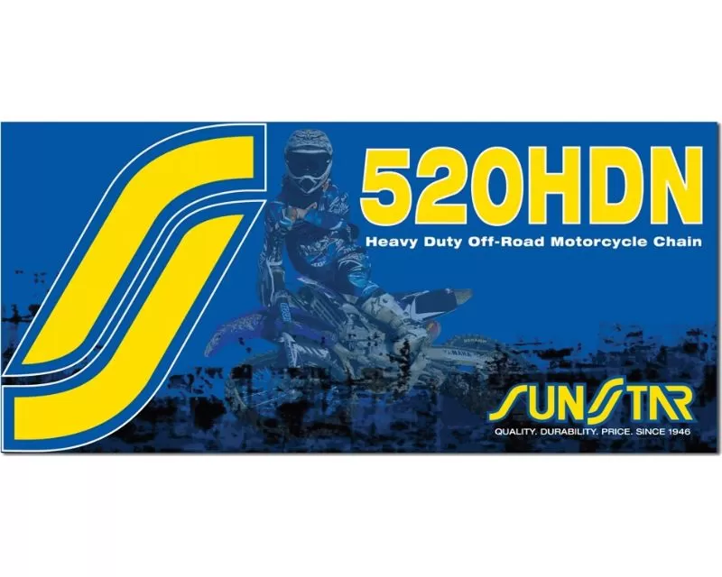 Sunstar Hd Non-Sealed Chain 520x114 Honda | Kawasaki | KTM | Suzuki | Yamaha | Beta 2001-2019 - SS520HDN-114