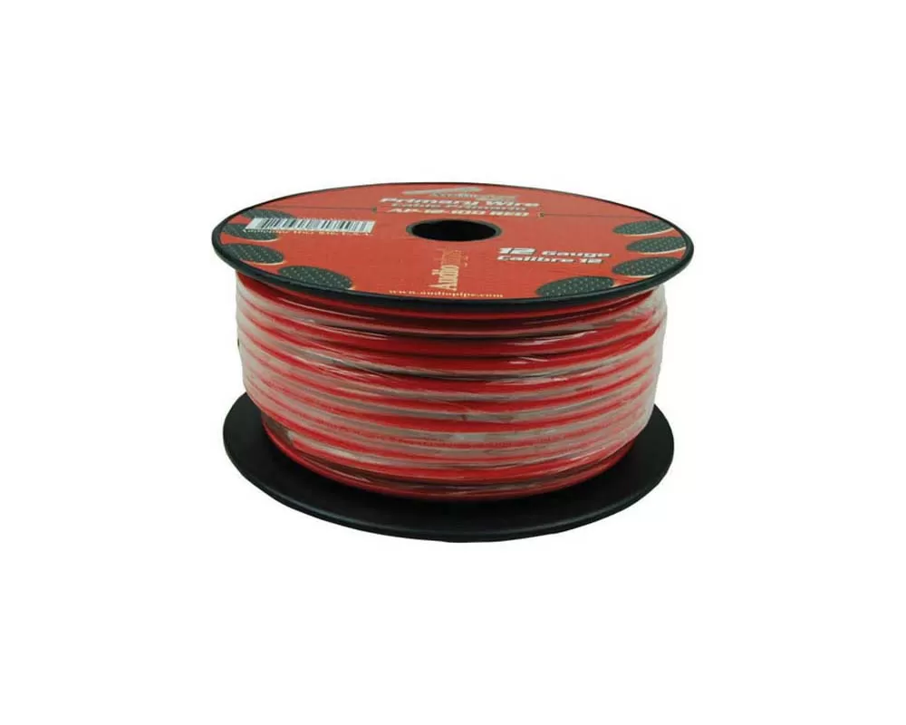 Audiopipe 12 Gauge 500Ft Primary Wire Red - AP12500RD