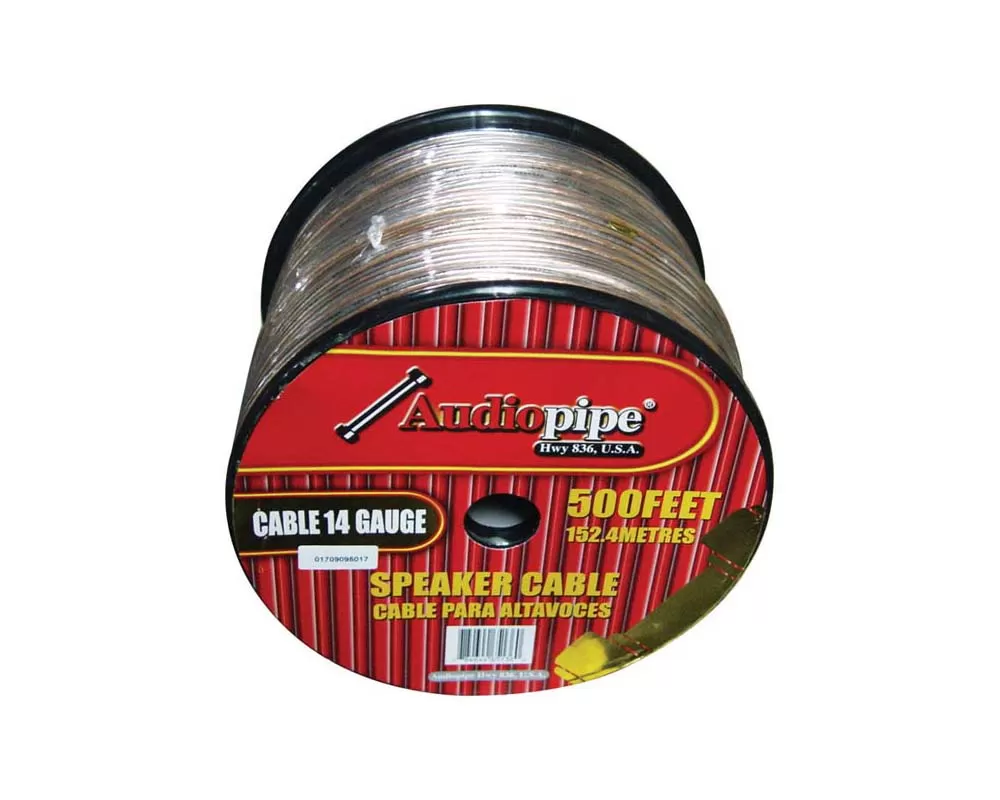 Audiopipe  SP Wire 14Ga 500' Clear - CABLE14500