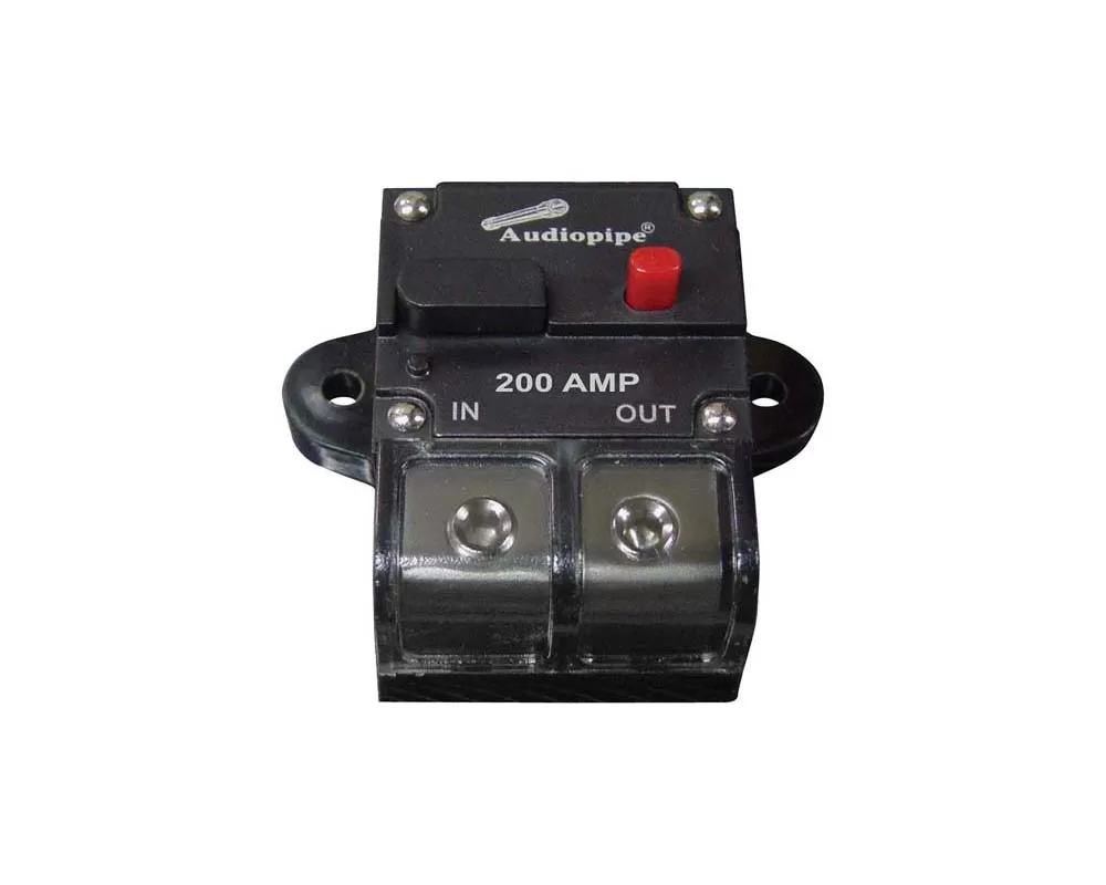 Audiopipe 200Amp Manually Resettable Circuit Breaker - CB200AP