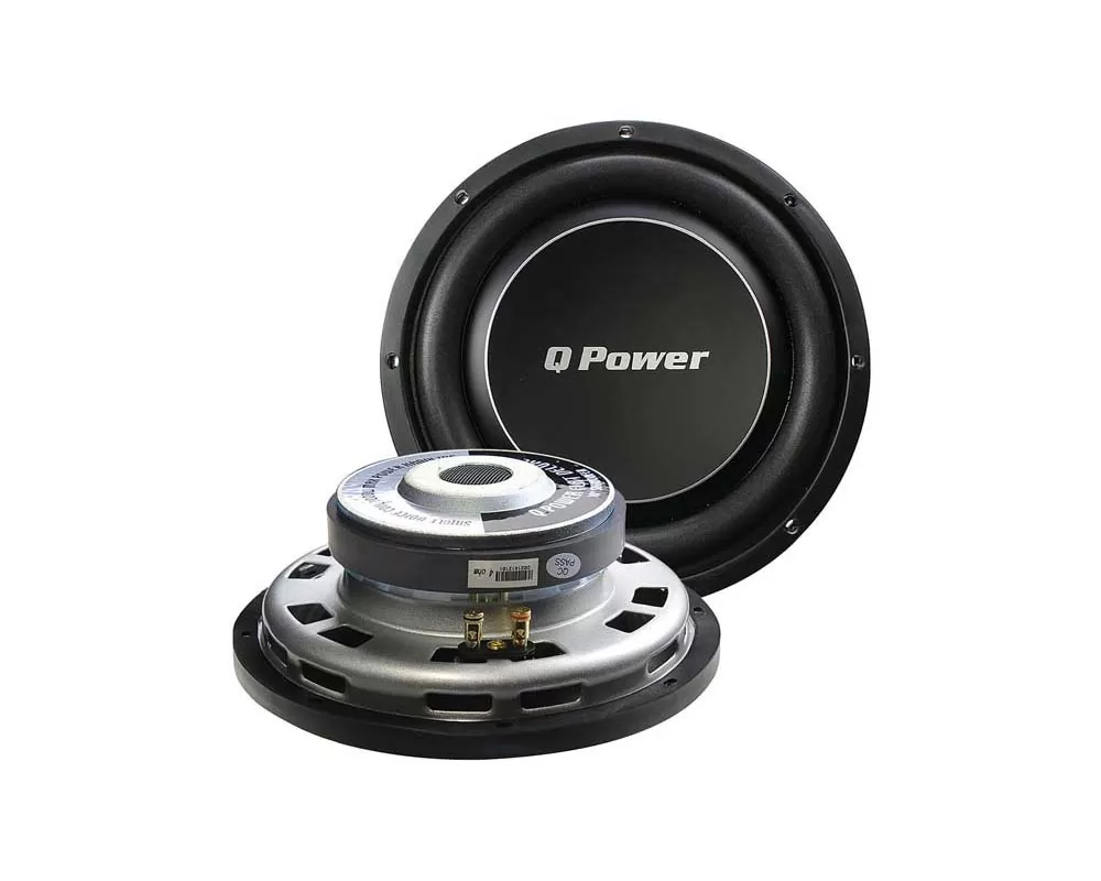 Qpower Deluxe 12" Flat Subwoofer 1200W Max - QPF12DFLAT