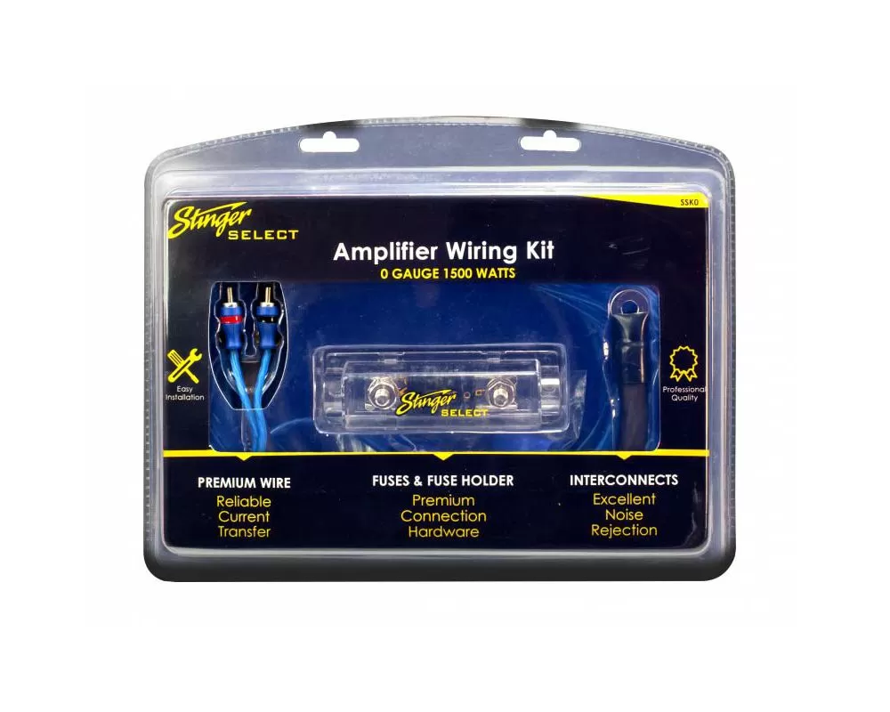 Stinger Select 1/0GA 1500W Wiring Kit - SSK0