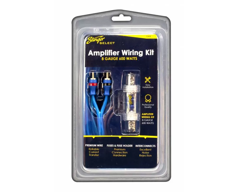 Stinger Select 8GA 600W Wiring Kit - SSK8