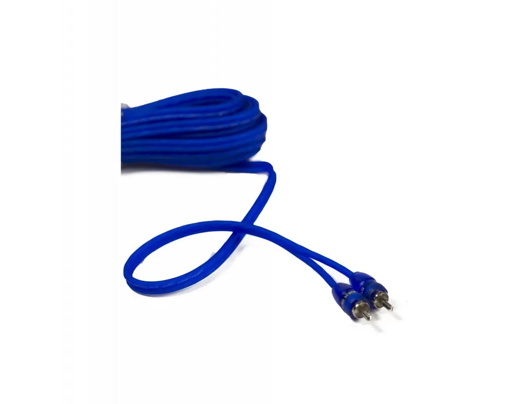 Stinger 15Ft Blue Comp Series Twisted RCA - SSRCB15