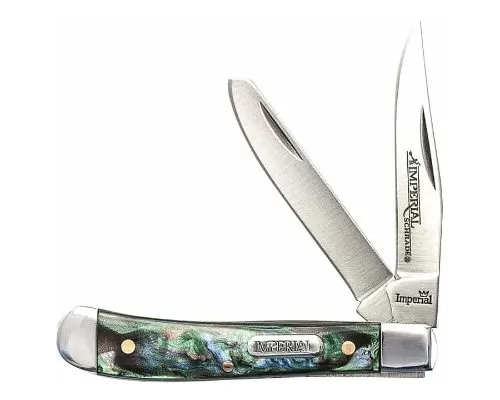BTI Tools 2.2" Schrade Imperial Small Trapper Abalone Folding Pocket Knife - IMP19PRT