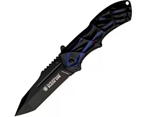 BTI Tools 3.4" Black Ops Assisted Opening Liner Lock Folding Knife - SWBLOP3TBL