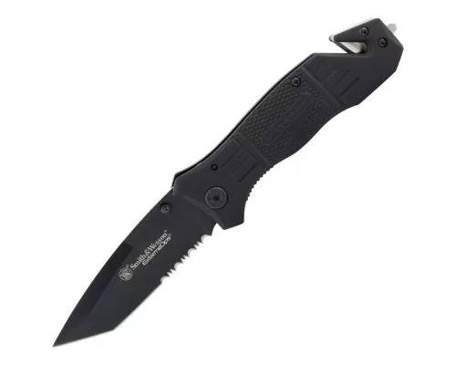 BTI Tools 3.3" Extreme Ops Liner Lock Folding Knife Partially Serrated Knife - SWFR2S