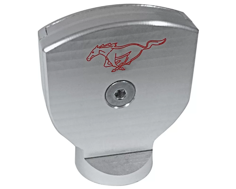 Drake Billet Dipstick Handle w/ Pony Logo Ford Mustang 2015-2022 - FR3Z-6750-BL