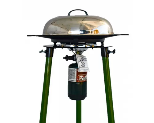 ORIS Portable Grill Full Cooking System Skottle and Lid Kit With Carry Bags Green - OR-SK-FULL-GR