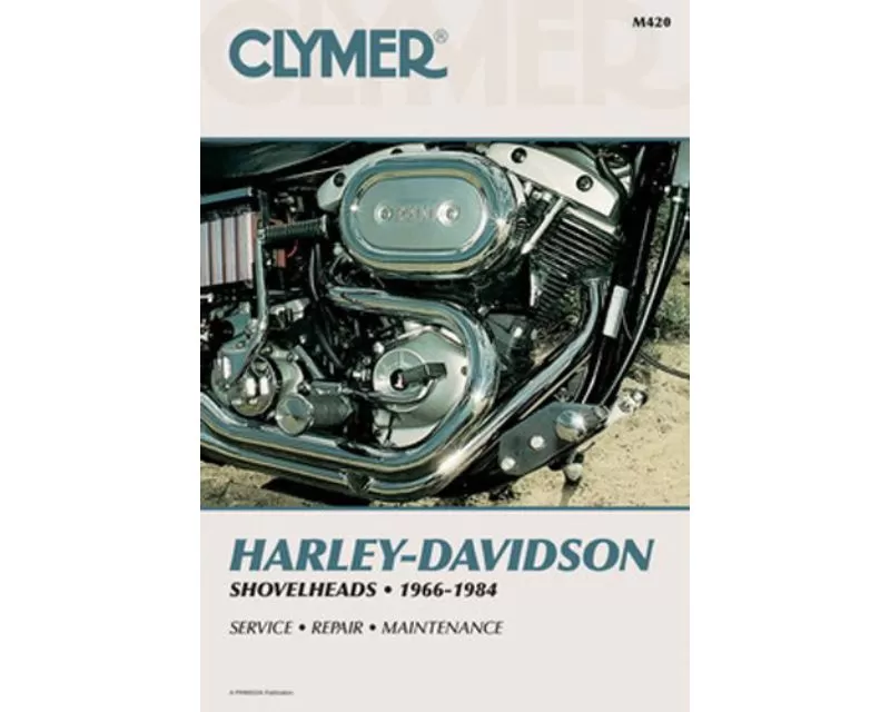 Clymer Repair Manual Harley-Davidson Shovelheads 1966-198 - CM420